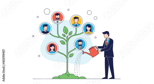 Business growth through nurturing employee relationships and talent development for company success