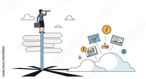 Strategic decision making for business growth exploring future opportunities through market analysis and financial planning