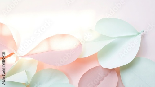 pink and white background