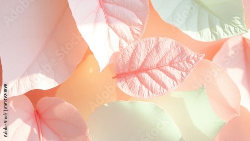 abstract background with pink ribbon
