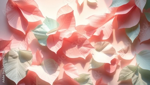 abstract background with flowers