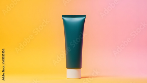 Wallpaper Mural Cosmetic tube mockup on color background for skincare, healthcare Torontodigital.ca