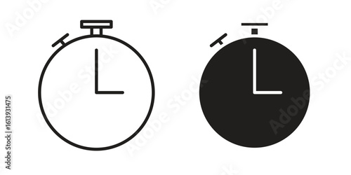Express icon flat and stroke style pack on white background. Vector illustrations