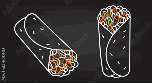 Deliciously rolled burritos packed with flavor a savory meal for any occasion