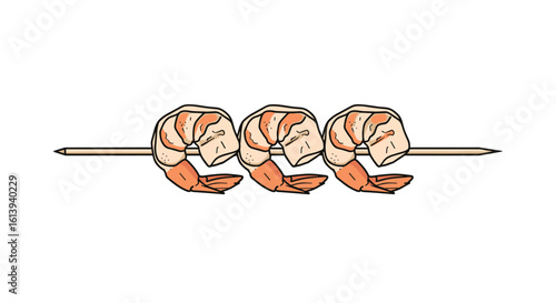 Delicious grilled shrimp skewers a perfect appetizer for any occasion