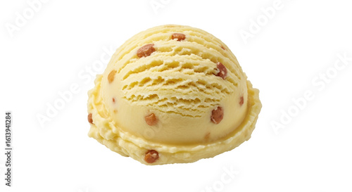 Photos Isolated Butterscotch Ice Cream Scoop
