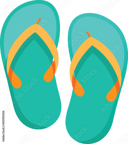 flip flops vector illustration