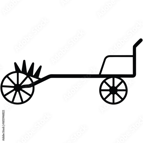 cultivator vector illustration