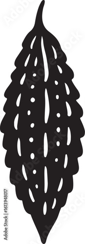 gourd vector art  করলা 