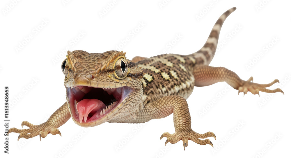 Naklejka premium Isolated Armadillo Lizard