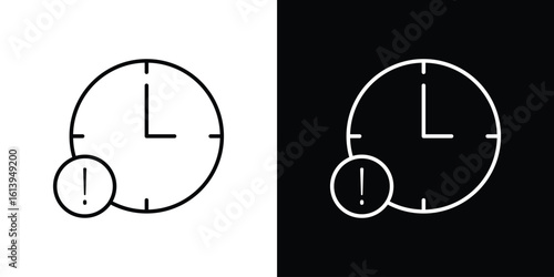 Alarm exclamation icon