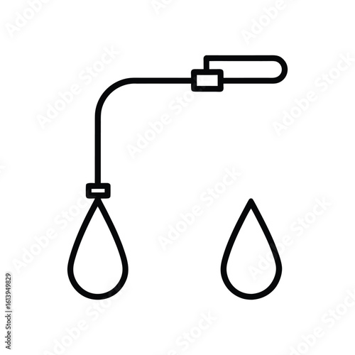 vector illustration of a drip-irrigation