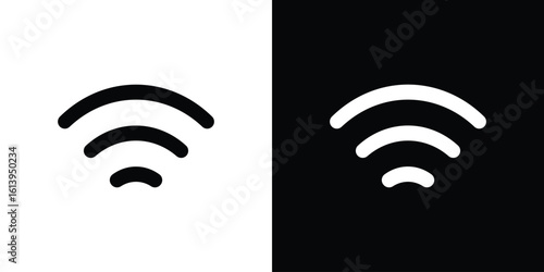 Wifi icon symbol. simple flat symbol on blank background.