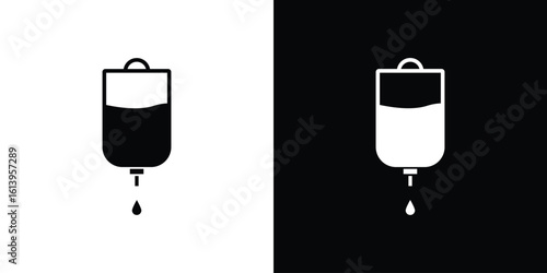 Blood transfusion icon