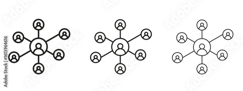 Chart network icon