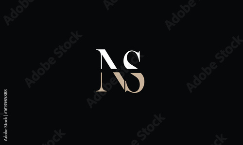 NS,S,N,N,S,N,S abstract, letters, logo, monogram, style, symbols, ambitions, icons, 

