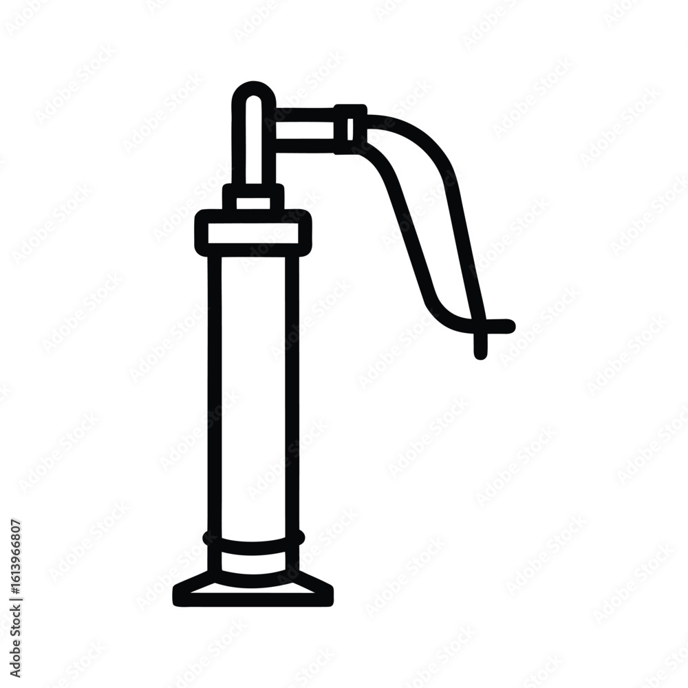 water pump isolated on white background water pump isolated on white background