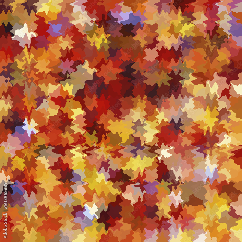Fototapeta premium Colorful splashed abstract background. Splash effect and camouflage. Splattered backdrop.