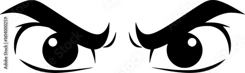 Angry Cartoon Eyes
