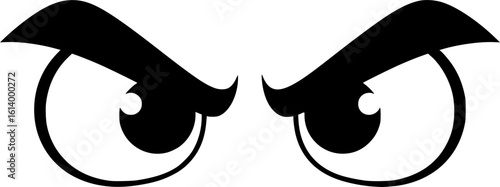 Angry Cartoon Eyes
