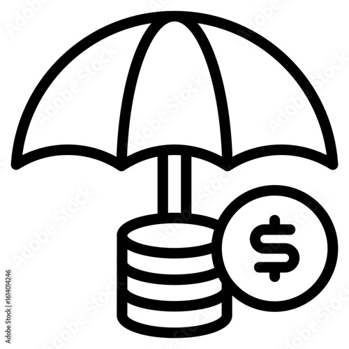 Emergency Fund line icon