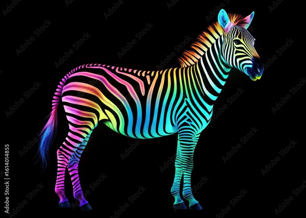 Fototapeta premium Zebra Silhouette, Black Background, Animal Silhouette Photography, Wildlife Silhouette, Dark Background Photography