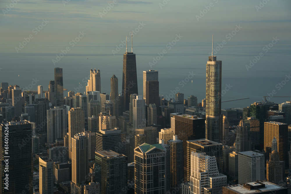 Obraz premium Chicago city skyline