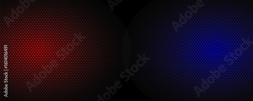 The red and blue gradient abstract background decorated with mesh graphics can be used to design media related to elections, debates and competitions.