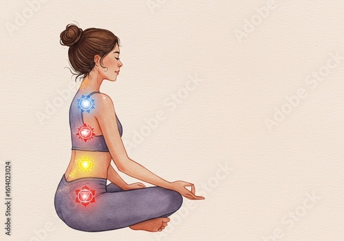 Fantasy elf woman with magical glow