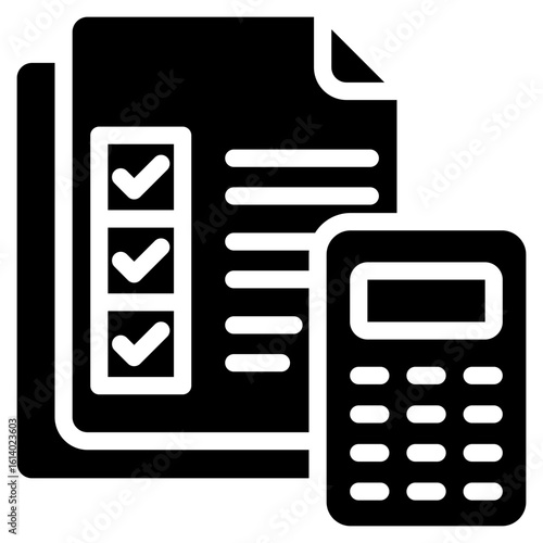 Tax Planning glyph icon