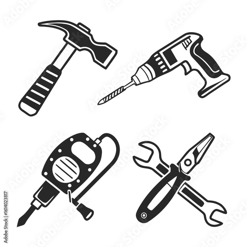 Collection of Construction and Repair Tools.