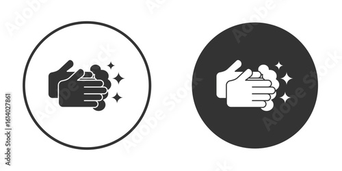 Wash your hands icon illustration. Pixel vector graphics - Vector.