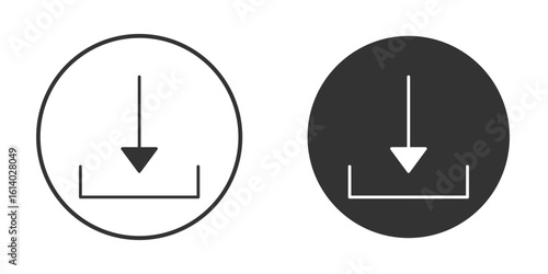 Upload icon illustration. Pixel vector graphics - Vector.