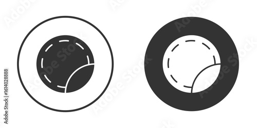 Sticker icon illustration. Pixel vector graphics - Vector.