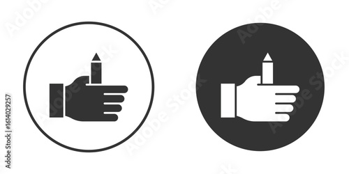 Self expression icon illustration. Pixel vector graphics - Vector.