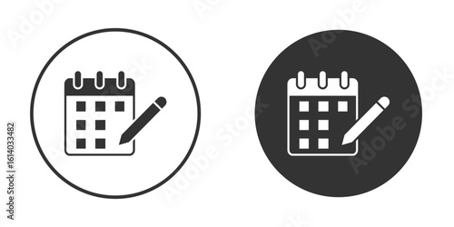 Calendar pen icon