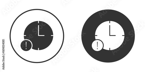 Alarm exclamation icon