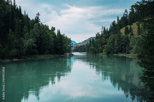 river and mountains