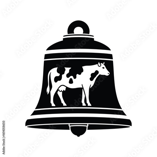 Cow bell featuring Bavarian pattern for Oktoberfest Essentials  