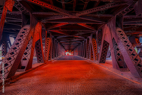 Chicago's Red Steel Car Tunnel