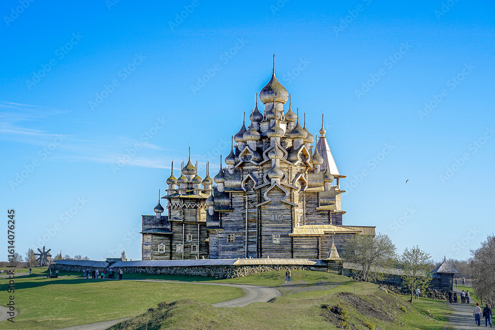 Obraz premium Wooden Churches Built without Nails