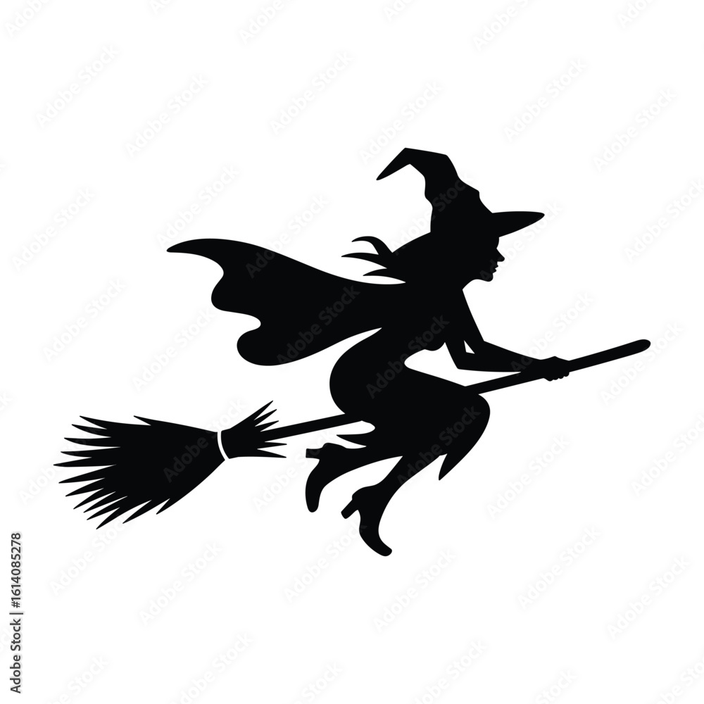 Fototapeta premium witch's silhouette