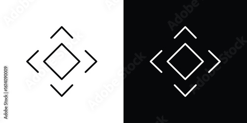 Flexibility icon. Simple flat symbol. Perfect Black outline pictogram illustration