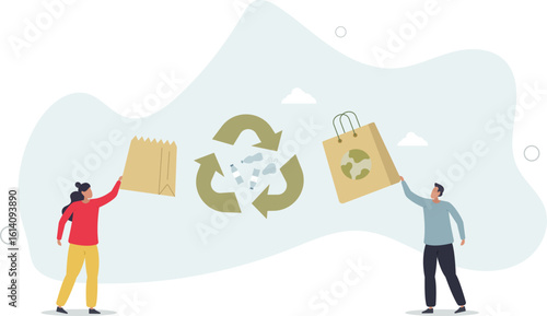 Sustainable product packaging using renewable and recyclable resources .human life.