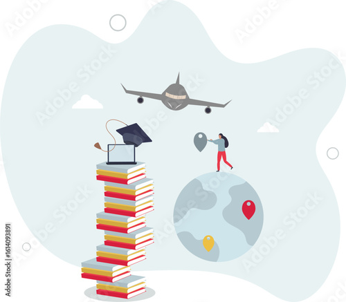 Study abroad programs for global education learning.human life.