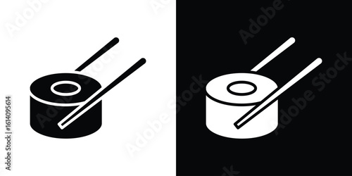 Sushi icon symbol for Apps and Branding.