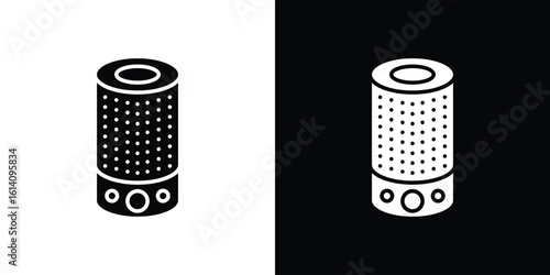 Smart speaker icon symbol for Apps and Branding.
