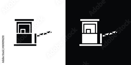 Road toll icon symbol for Apps and Branding.
