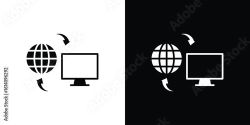 Remote Access icon symbol for Apps and Branding.
