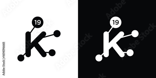 Potassium icon symbol for Apps and Branding.
